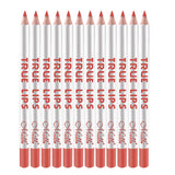 Max 12pcs Waterproof Matte Velvet Lip Liner Makeup Pencil Pen Lipliner Crayon 50#