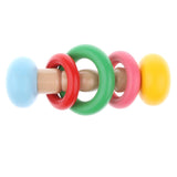 Maxbell Wooden Baby Rattle Educational Grasping Rattle Montessori Toys Inline