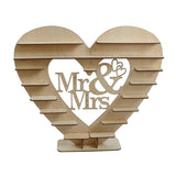 Maxbell Heart-shaped Candy Chocolate Display Stand Wedding Banquet Table Centerpiece