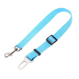 Maxbell Adjustable Pet Cat Dog Car Seat Belt Nylon Leash For Pet Dog Cat Sky Blue