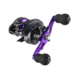 Maxbell High Speed Baitcasting Fishing Reel 6.3:1 Saltwater 8kg Max Drag Blue Left Hand
