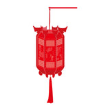 Maxbell Red Chinese Lantern Chinese New Year Lantern DIY Craft Set for Home Festival