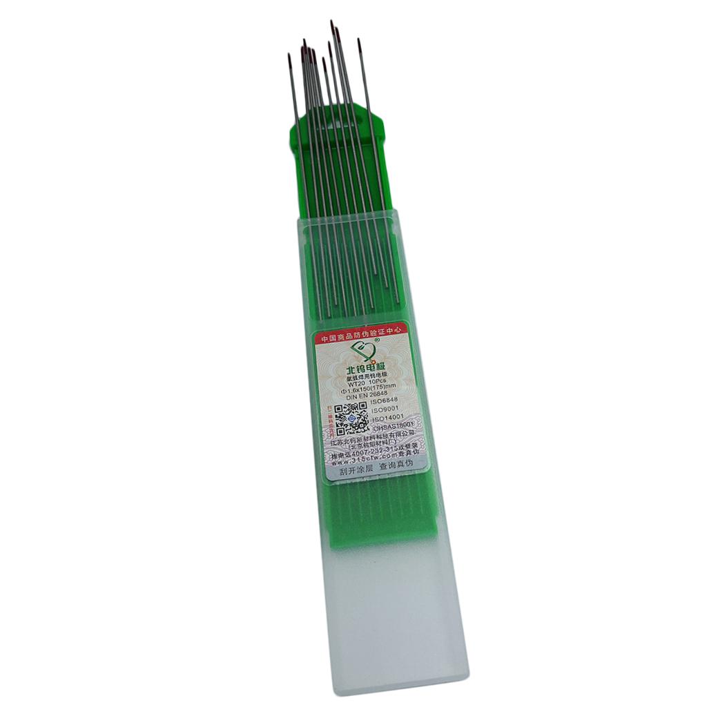Max 10pcs Tig Welding Tungsten Needle Tungsten Electrode Rod 1.6x150mm