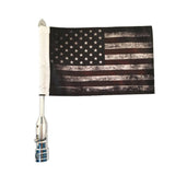 Max Adjustable / Folding Flag Pole with US Flag for Harley Dyna Street Glide