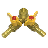 Max Brass 1/2 inch Male Thread 2 Plug-in Valve Pneumatic Quick Coupler Fittings