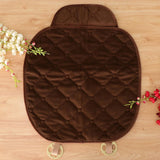 Maxbell Non-slip Car Seat Cushion Protector Chair Mat Pad for Car Office Home Brown