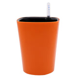 Max Self Watering Traditional Round Planter Pot  Orange