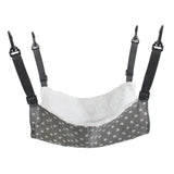 Maxbell Cat Hammock Bed Adjustable Straps Soft Hanging for Kitten Hamster Ferret gray