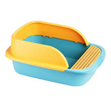 Maxbell Pet Toilet Pan Cat Litter Box for Sand Box Supplies Small Animals Kitten Green