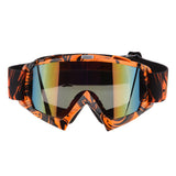 Max Motorcycle ATV Dirt Bike Racing Goggles Glasses Anti-UV Dust Orange-Color
