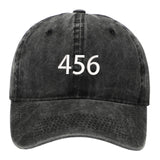 Maxbell Squid Game Peripheral Washed Baseball Hat Denim Vintage Neutral Baseball Cap black 456