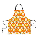 Maxbell Halloween Apron Sleeveless Waterproof Unisex Bib Apron Pumpkin
