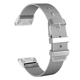 Maxbell Stainless Steel 26mm Woven Strap Milanese Strap For Garmin Fenix 5X F3 F3HR
