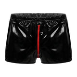 Maxbell Patent Leather Panties Lingerie Mens Bikini Swimwear Underpants Shiny Open L