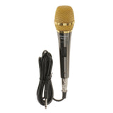 Maxbell PC-M10 Black&Gold Condenser Microphone Mic with 3m Cable & Anti-wind Foam Cap