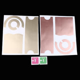 Maxbell Waterproof Protective Film Decal Sticker For Dyson Supersonic Hair Dryer Rose Gold+Golden