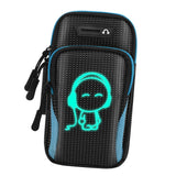 Maxbell Sport Armband Running Jogging Arm Bag Case Gym Band Pouch Holder Phone Blue