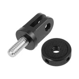 Maxbell Camera Mount Adapter Aluminum Alloy Lightweight Portable for Sports Camera Black