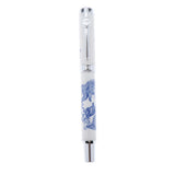 Max Luxury Blue-white Porcelain Fountain Pen Smooth Elegant Writing Calligraphy