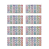 Maxbell 8x Colored Index Labels Flags Stickers Writable Repositionable Margin Tabs E