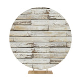 Maxbell Round Backdrop Cover Elastic Circle Backdrop for Photo Props Wedding StyleF