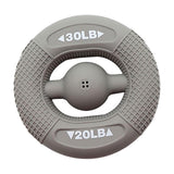 Maxbell Hand Grip Strengthener Comfortable Soft for Climbing Muscle Strengthening Gray 20LB-30LB
