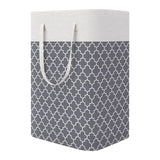Maxbell 75L Clothes Hamper Foldable Laundry Storage Basket Durable for Bedroom Grey