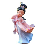 Maxbell Chinese Beauty Statue Table Centerpiece Ornament for Holidays Cafe Bookshelf Xishi