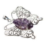 Maxbell Butterfly Charm Elegant DIY Making Supplies for Engagement Dating Daily Wear Purple