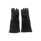 Maxbell Animal Handling Gloves Pet Supplies for Zoo Worker Dogs Black and L