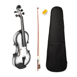 Max Solid Wood Violin Set with Rosin Bow Case for Beginners Students 1-4