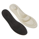 Maxbell 4D Soft Sponge Pain Relief Men's Foot Massage Arch Insoles Shoe Insert Beige