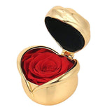 Max Handmade Preserved Flower Rose Valentine's Day Gift Red-Gold - Aladdin Shoppers