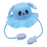 Max Maxb Baby Girls Kids Children Cap Summer Beach Sun Straw Hat Headwear Blue