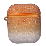 Max Star Drill TPU Earphone Case Protective Cover Case For AirPod 1 Gen Orange