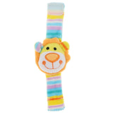 Maxbell Baby Plush Wrist Rattles Animal Hand Bell Infant Sensory Crib Toys Lion