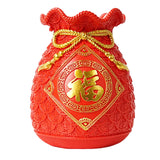 Maxbell Flower Vase Flowerpot Dried Flowers Room Decoration red