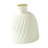 Maxbell Flower Vase Gift Art Crafts Plastic Vase for Centerpiece Desktop Living Room White