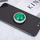 Maxbell Glitter Dynamic Starry Sky Sand Popular Phone Holder Finger Ring  Green
