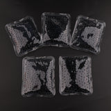 Max 5pcs Reusable Gel Beads Heat Cold Pack Freezable Microwavable Mask Black