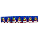 Max Christmas Pattern Cotton and Linen Table Bed Runner Double Sided Tapestry 03