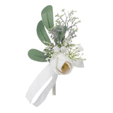 Maxbell Chest Corsage Formal Suit Accessories Boutonniere for Bridal Wedding StyleB