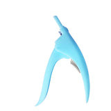 Maxbell False Nail Clipper Adjustable Sharp Blade Fake Nail Clippers for Home Salon Blue