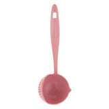 Max 2 In 1 Wheat Straw Soup Spoon With Filter Long Handle Colander Skimmer Pink