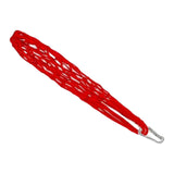 Maxbell Chicken Vegetable String Bag Fruit Treat Feeder with Hook for Goose Poultry red