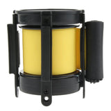 Maxbell 5m Retractable Stanchion Belt Crowd Queue Control Barrier Mounted Accessory Yellow