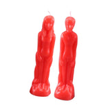 Maxbell 3D Candle Mold Humanoid Fondant Tools Making Supplies Ornaments Candles Wax
