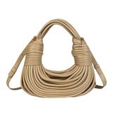 Maxbell Unique Shoulder Bag Stylish PU Adjustable Strap for Girls Ladies Women Khaki