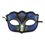 Maxbell Ladies Mardi Gras Masquerade Mask for Party Dress Cosplay Costume Blue