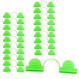 Maxbell 20Pcs Film Netting Rod Clip Greenhouse Film Clamps for Fixing Garden Farming 5mm